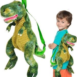 Kids Plush Dinosaur Backpack
